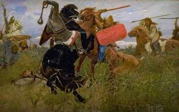 Battle between the Scythians and the Slavs (Viktor Vasnetsov, 1881)