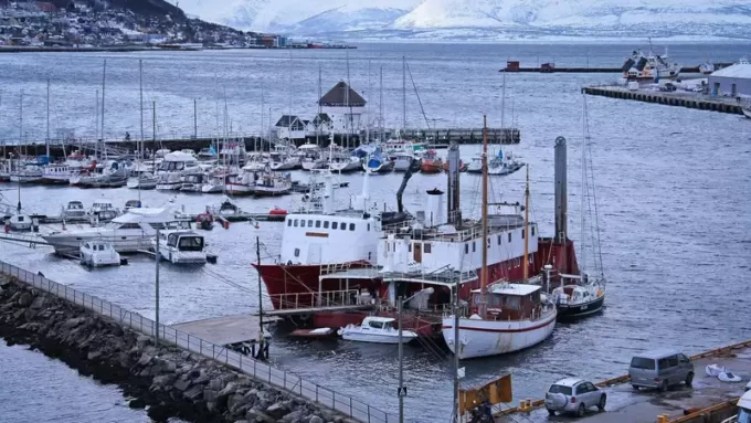 Tromsø, Norge, norrsken