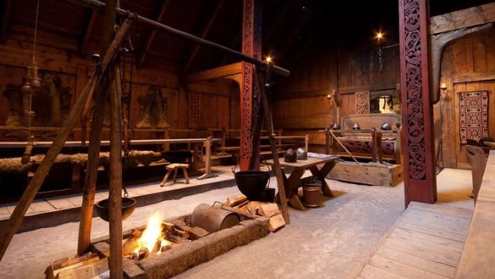 Eine angeblich 1000 Jahre alte Wikingerhalle wurde in Dänemark ausgegraben