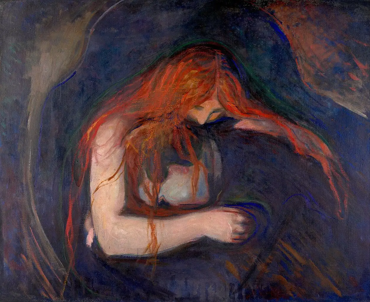 Edvard Munch - "Vampire" (1895) 